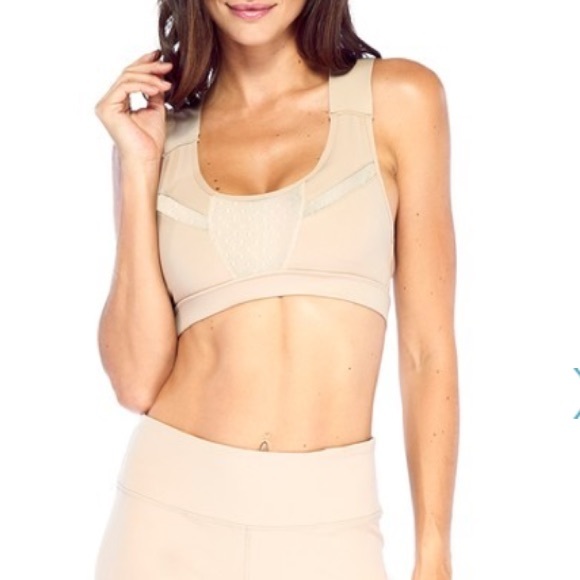 Electric Yoga Other - Electric Yoga Poison Dots Mesh Paneled Sports Bra